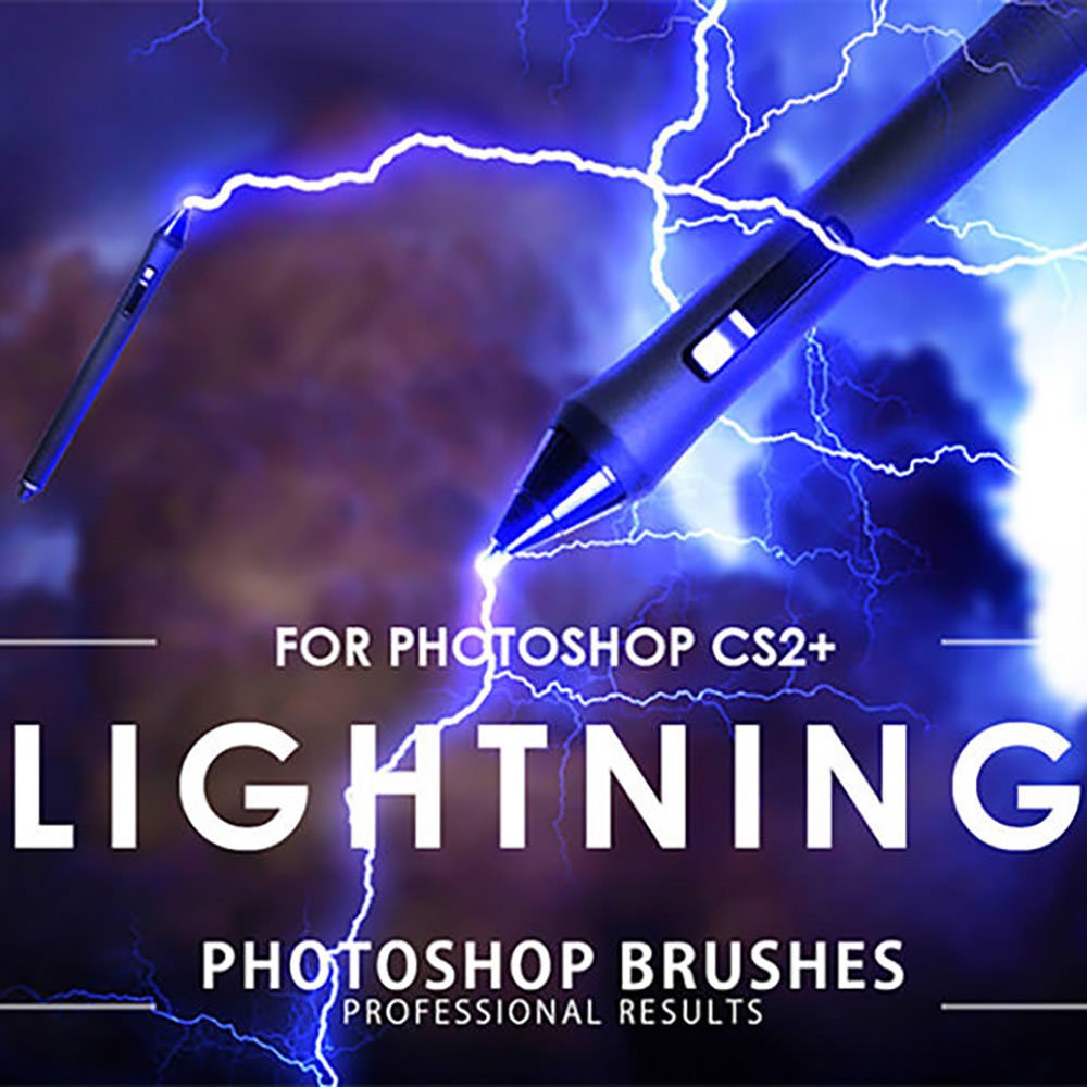 Lightning Photoshop Brushes