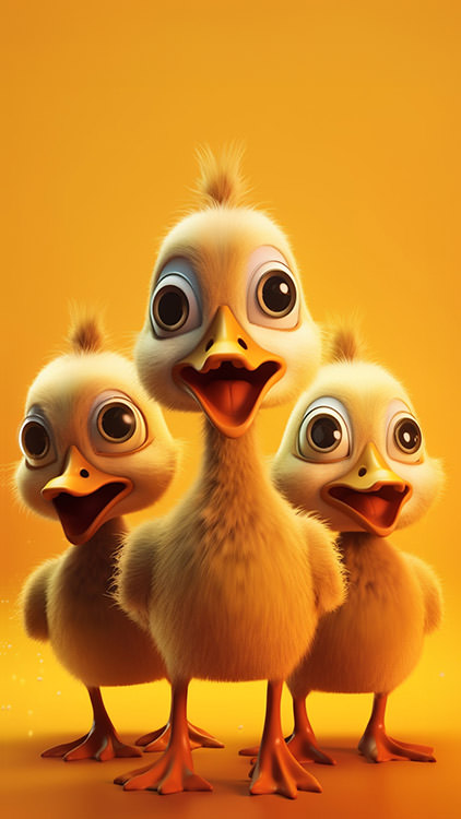 ducklings wallpaper